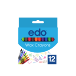 Edo Wax Crayons 8mm (12 In A Pack)