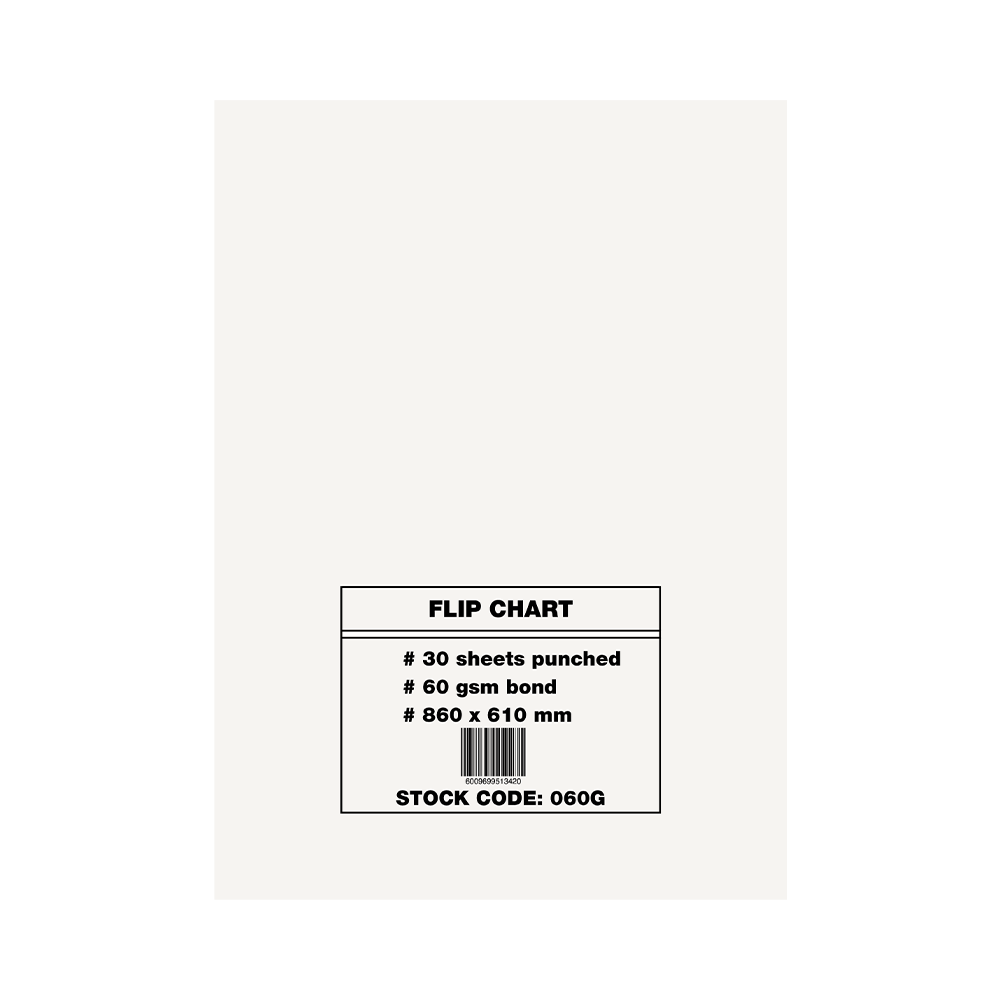 Marlin Bond Paper Flip Chart 30 Sheet 860 × 610mm Marlin Bond Paper Flip Chart 30 Sheet 860 × 610mm - Image 1
