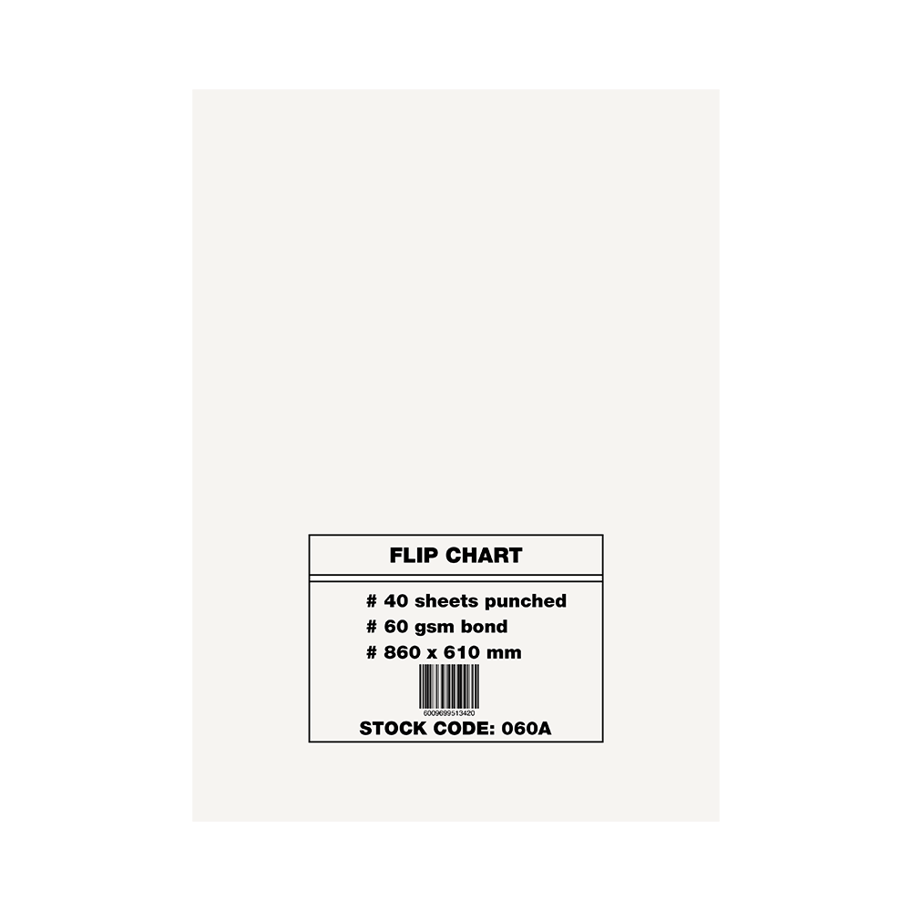 Marlin Bond Paper Flip Chart 40 Sheet 860 × 610mm Marlin Bond Paper Flip Chart 40 Sheet 860 × 610mm - Image 1