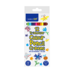 Marlin Kids Colour Pencils 12's Long Triangular