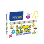 Marlin Kids Jumbo White Chalk 6's