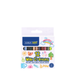 Marlin Kids Wax Crayons 8mm (12 Pack)