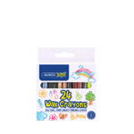 Marlin Kids Wax Crayons 8mm (24 Pack)