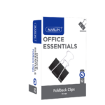 Marlin Office Essentials Fold Back Clips 51mm (12 Pack)