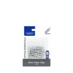 Marlin Office Essentials Silver Paper Clips – 33mm 100's (Blister Card)