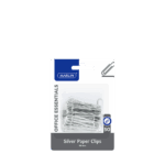 Marlin Office Essentials Silver Paper Clips – 50mm 50's (Blister Card)